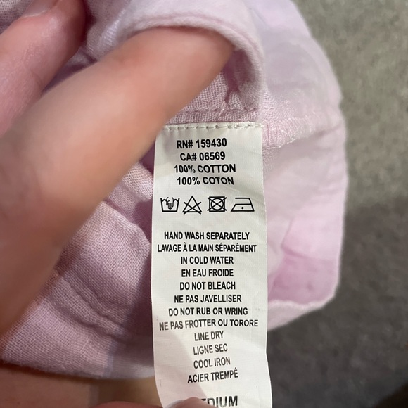 NWT Fisherman’sDaughter|| Cotton Set Tank Top and shorts Top S and Bottoms M - Picture 7 of 8